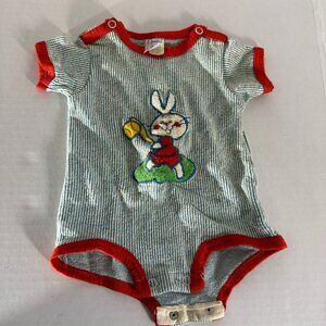 Carters vintage baby onesie size three months to 13 pounds